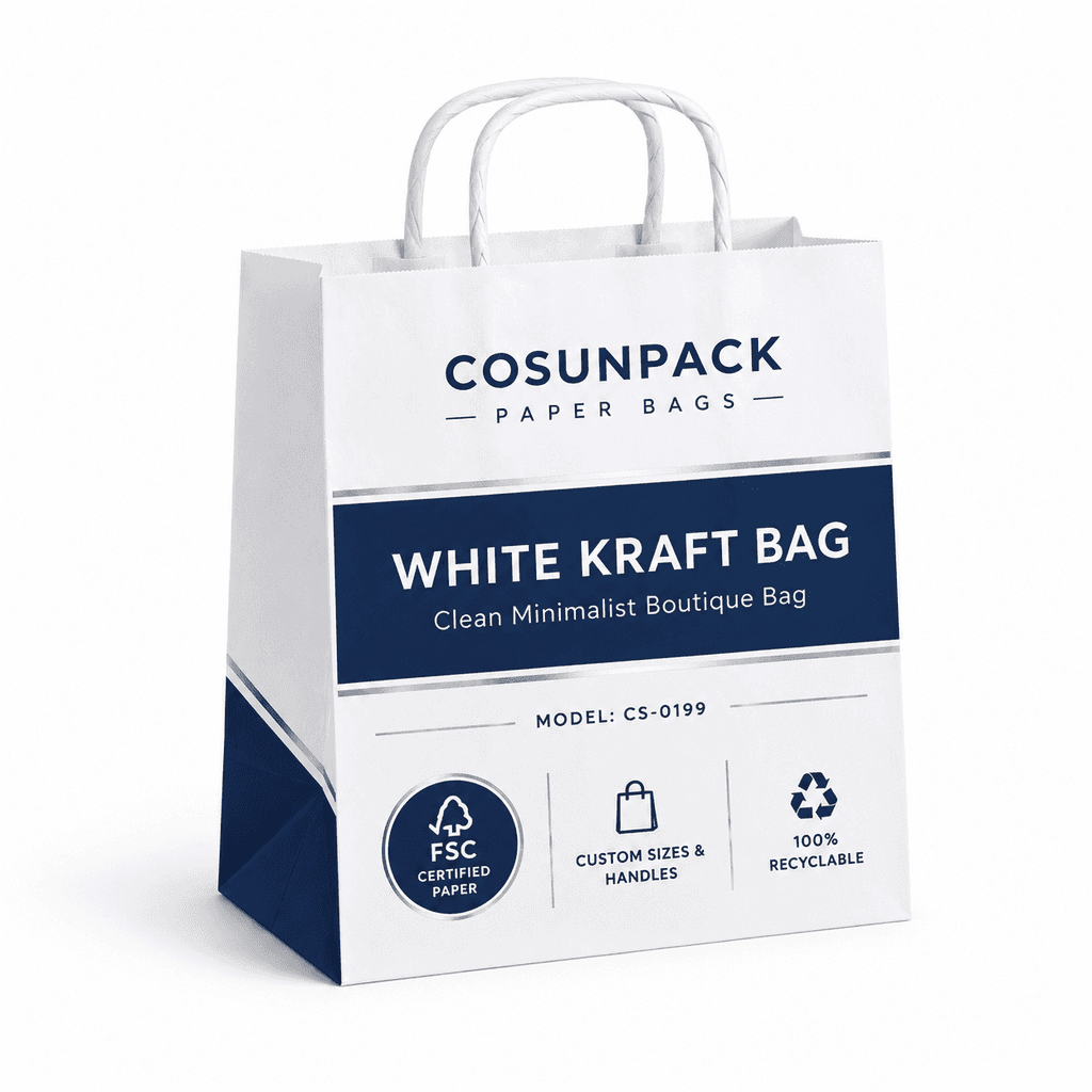 Flat Paper Handle Bag