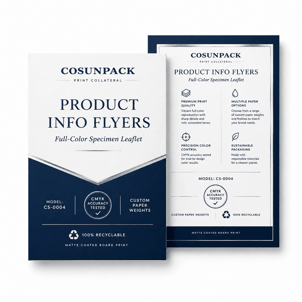 Product Info Flyers