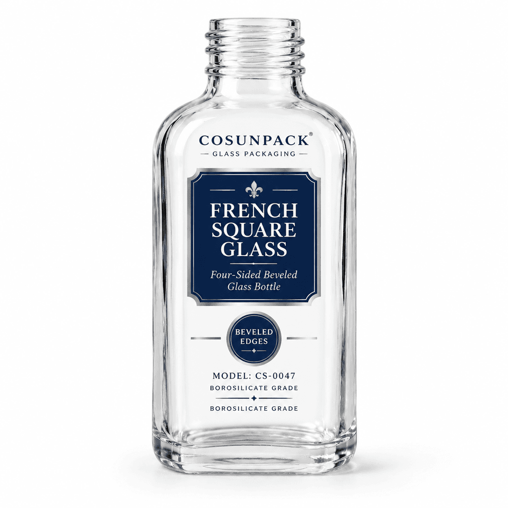 French Square Bottle